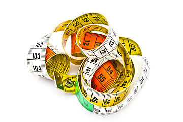 Image showing Colorful tape measure 