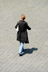 Image showing Woman walking