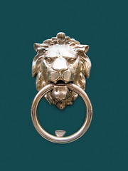 Image showing head of lion doorknocker