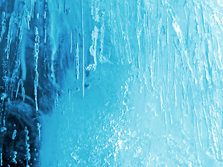 Image showing natural blue ice texture