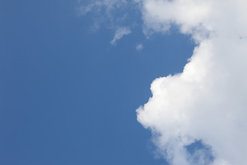 Image showing blue sky and clouds