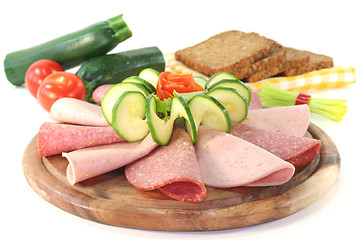 Image showing Sausage Platter