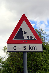 Image showing Norwegian road sign