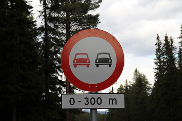 Image showing Norwegian road sign