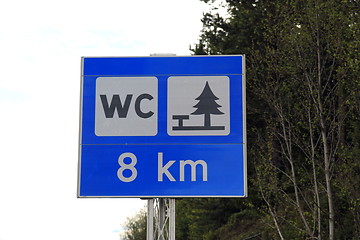 Image showing Norwegian road sign