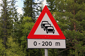 Image showing Norwegian road sign