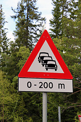 Image showing Norwegian road sign