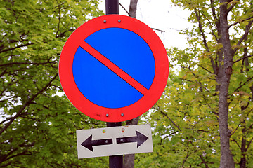 Image showing Norwegian road sign