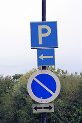 Image showing Norwegian road sign