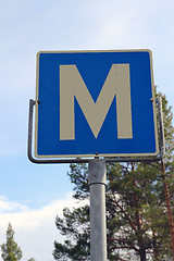 Image showing Norwegian road sign