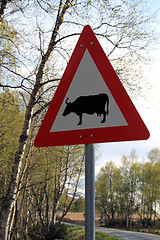 Image showing Norwegian road sign