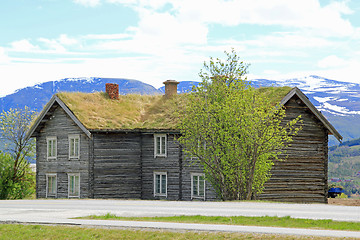 Image showing Old Norwegian farmhouse