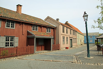 Image showing Old Trondheim city in Norway