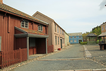 Image showing Old Trondheim city in Norway