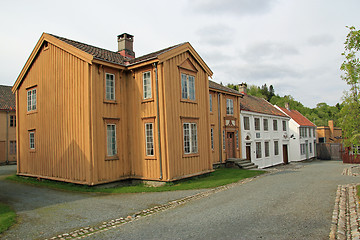 Image showing Old Trondheim city in Norway