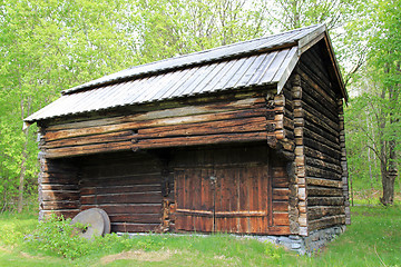 Image showing Old Norwegian cabin