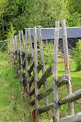 Image showing Old norwegian farm detail