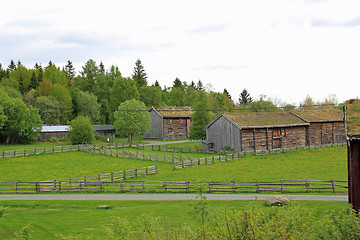 Image showing Old norwegian farm