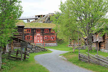 Image showing Old norwegian farm