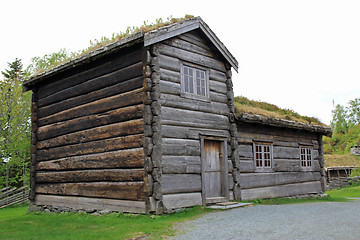 Image showing Old Norwegian cabin