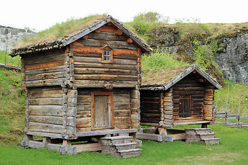 Image showing Old storehouse