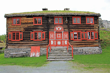 Image showing Old Norwegian farmhouse