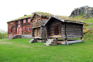 Image showing Old norwegian farm