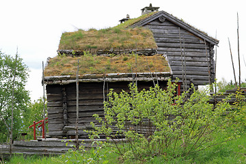 Image showing Old norwegian farm