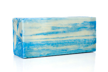 Image showing Blue Soap Bar