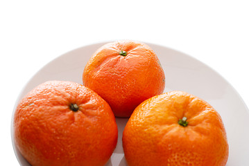 Image showing Fresh juicy tangerines