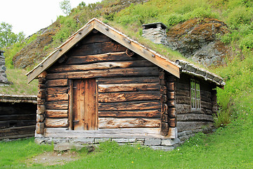 Image showing Old Norwegian cabin