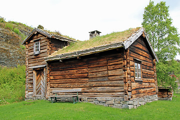 Image showing Old Norwegian cabin