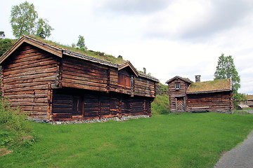 Image showing Old norwegian farm