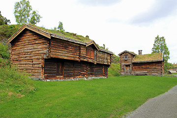 Image showing Old norwegian farm