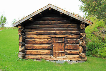 Image showing Old Norwegian cabin