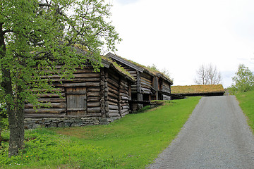 Image showing Old norwegian farm