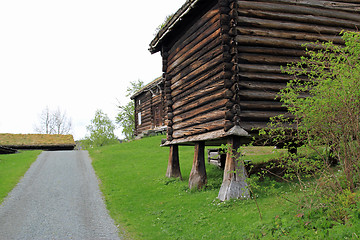 Image showing Old norwegian farm