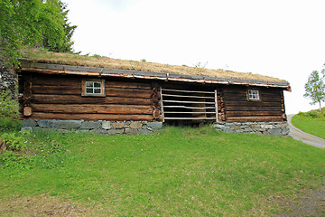 Image showing Old Norwegian cabin