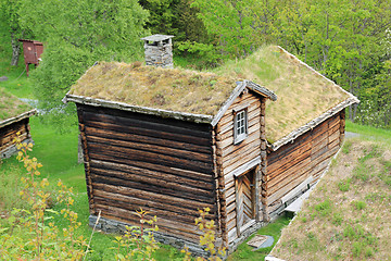 Image showing Old Norwegian cabin