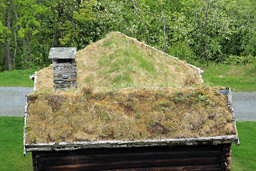 Image showing Old Norwegian cabin