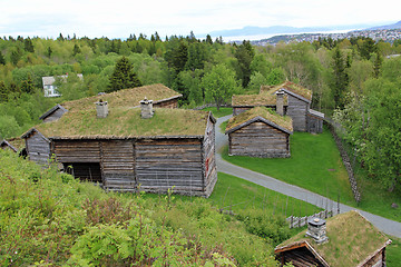 Image showing Old norwegian farm