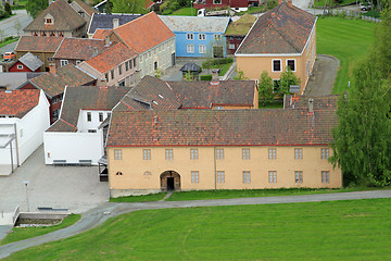 Image showing Old Trondheim city in Norway