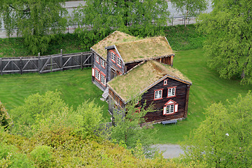 Image showing Old norwegian farm