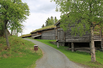 Image showing Old norwegian farm