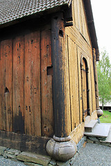 Image showing Old norwegian Church detail