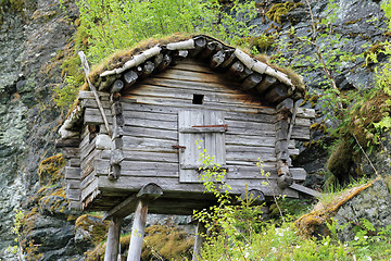 Image showing Old storehouse