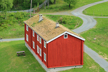 Image showing Old Norwegian farmhouse