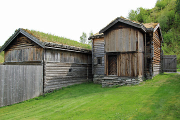 Image showing Old Norwegian farmhouse