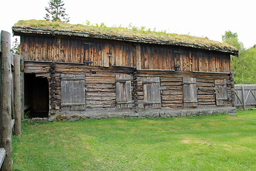 Image showing Old horse stables