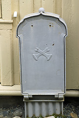 Image showing Old electrical cabinets